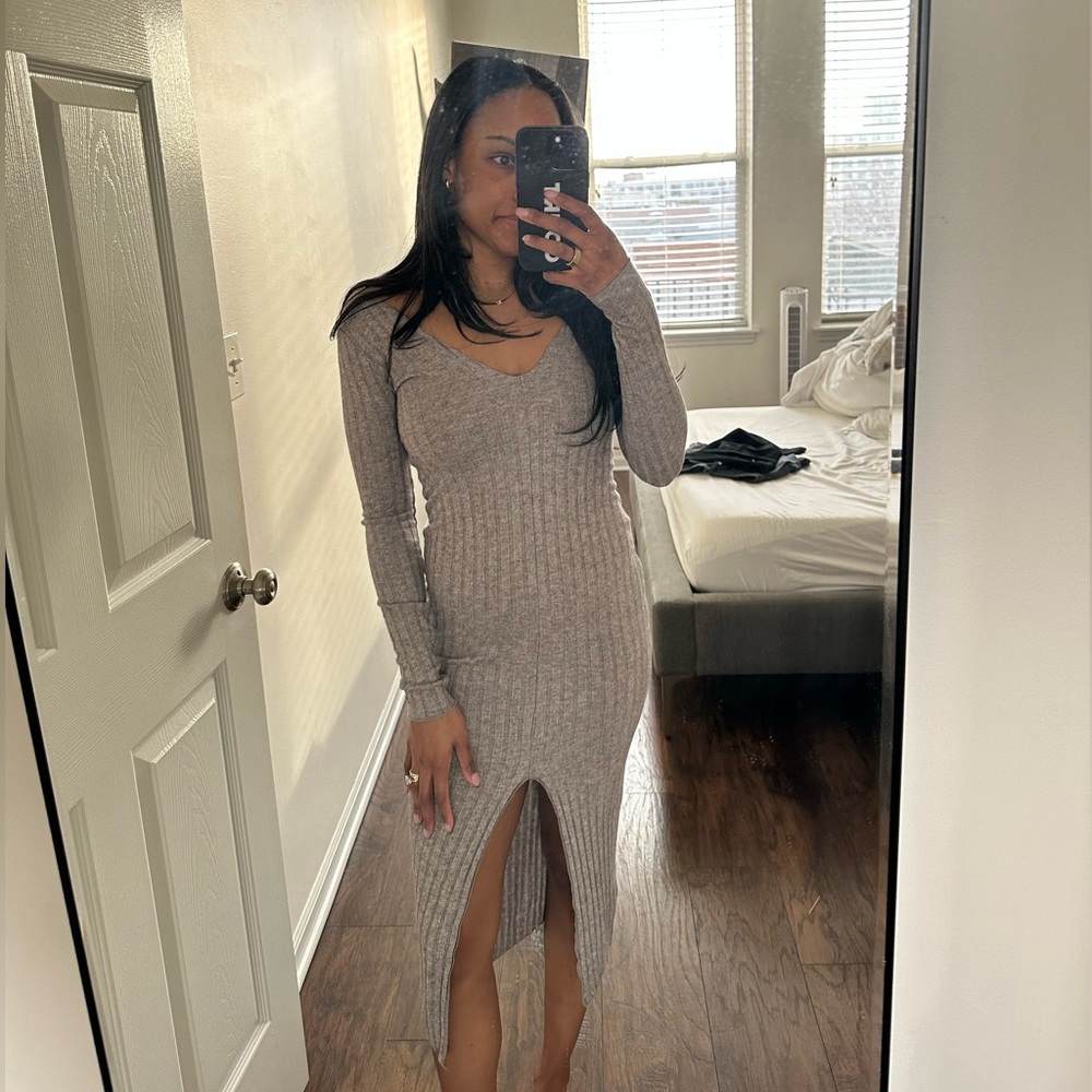 Zara Ribbed Soft Dress